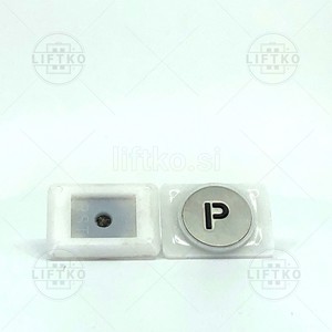 Push Button Plate With a Symbol RST