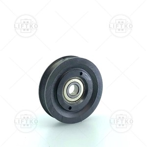 Top Door Roller Ø72x16/12mm, Round Groove, for Axle Ø12 TKE