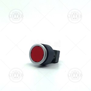 Push Button CTL, Red BKG