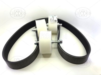 Kit Of Rollers And Belt For Escalator TKE