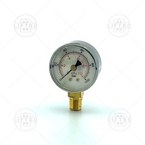 Pressure Gauge 0:100bar Radial G1/4” GMV