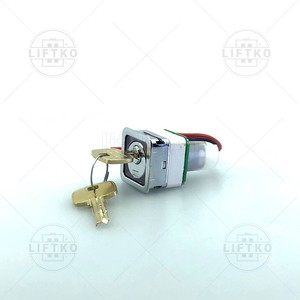 Key Switch CHROMO 9019, Red IRIMAR