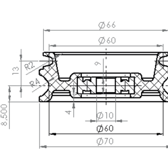 Trgovina/2032_Rope-Diverting-and-Top-Door-Roller-70x2710545mm-2x-Round-Groove-for-Axle-10mm-KONCAR_Kolo-vrvi-in-tekalno-vrat-70x2710545mm-2x-polkrozni-utor-za-os-10mm-KONCAR