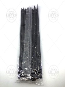 Vezica kabelska 360x4,8mm, črna, 100 kosov