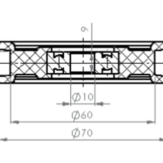 Trgovina/2064_Kolo-tekalno-vrat-70x1711mm-oglat-utor-za-os-10mm-KONCAR_Top-Door-Roller-70x1711mm-Rectangular-Groove-for-Axle-10mm-KONCAR