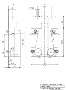 Instantaneous Safety Gear Block SP50