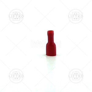 Kontakt natični izolirani-cel- 1,5 mm^2, 6,3x0,8 mm, rdeč