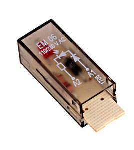 LED vtični modul, rdeč, 110-230V AC, EM06 SCHRACK