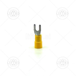 Kabelski čevelj, viličasti, izoliran, 6mm^2 x M4