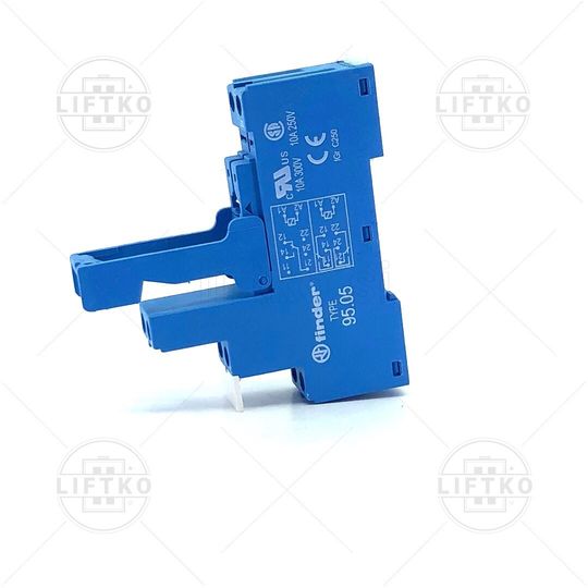 Trgovina/2271_Podnozje-za-Rele-DIN-vodilo-8-pinov-10A-250V-FINDER_Base-For-Relay-DIN-Rail-8-Pins-10A-250V-FINDER_1