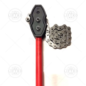 Pipe wrench with chain TIP:1-6