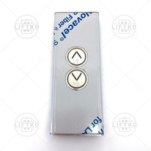 LOP 2 Buttons, Blue, Without Display, Surface Mount, Braille LUNA DMG