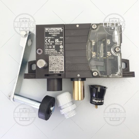 Trgovina/Kljucavnica-enokrilnih-jaskovnih-vrat-AV-20-leva-BKG-Door-lock-AV-20-left-compl.-BKG